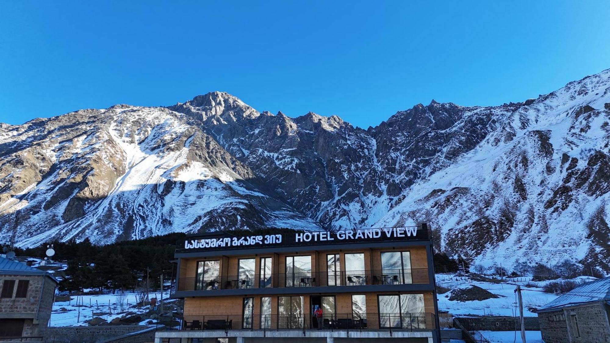 Kazbegi Hotel Grand View מראה חיצוני תמונה